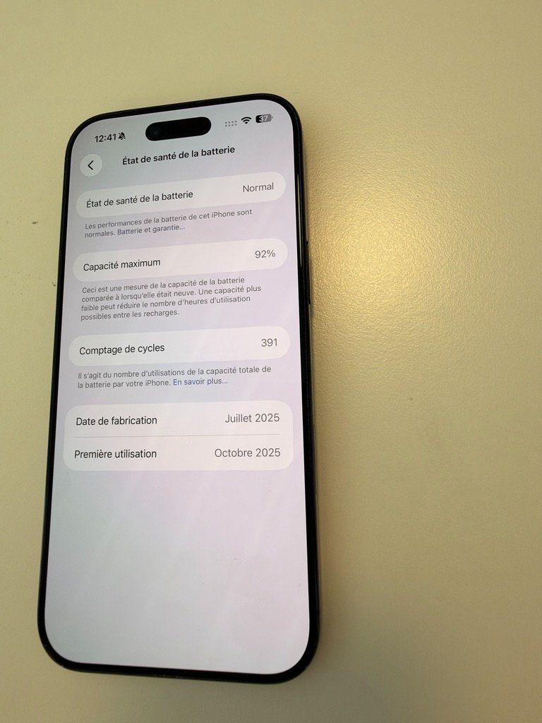 Apple Portables: Apple iPhone Air 256Go noir – D'occasion à Montreux par lmarthaler 1