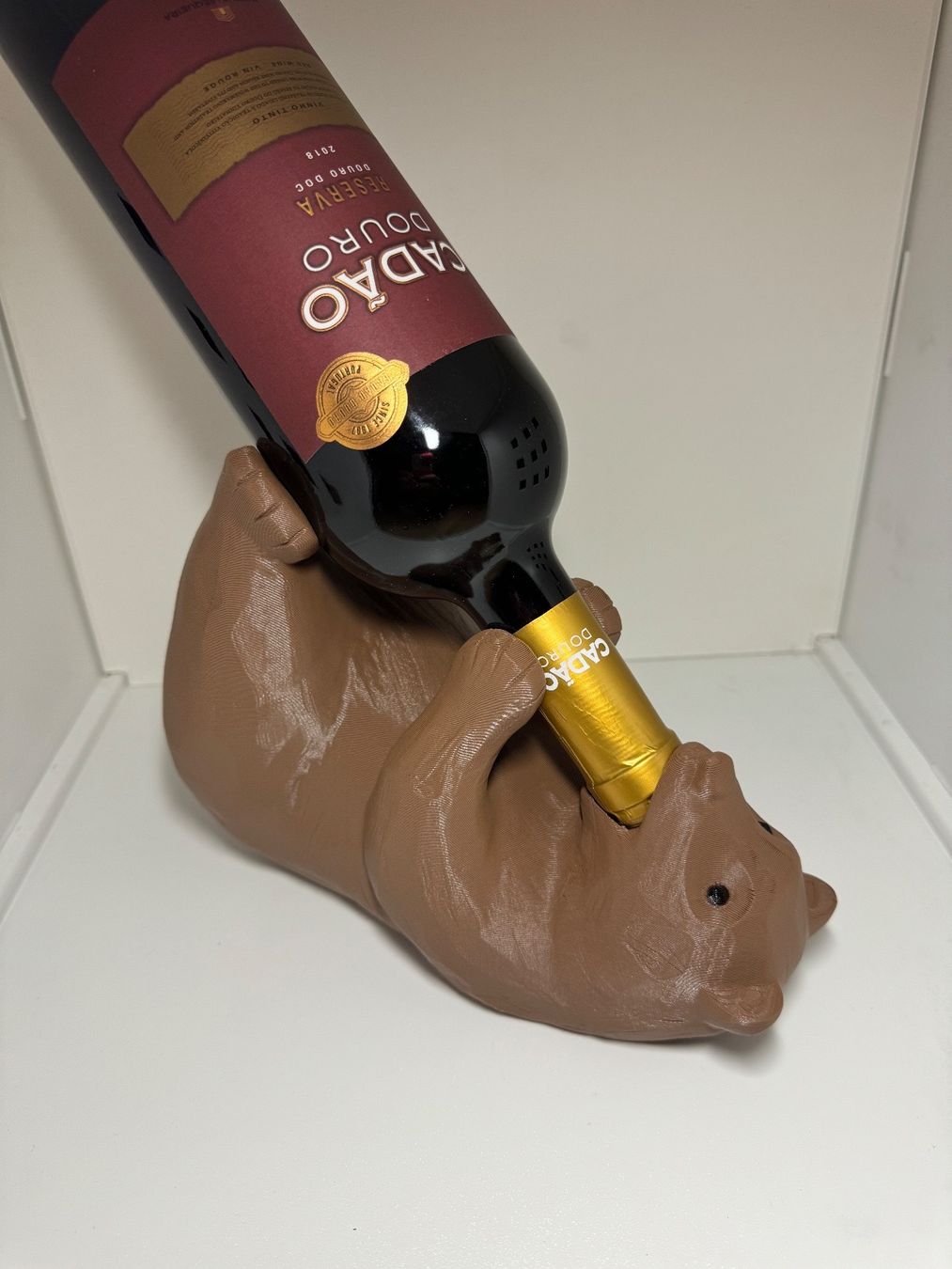 Weingestelle & -ständer: Ours support pour bouteille – Neu (gemäss Beschreibung) aus Vicques von PAMB3D 2
