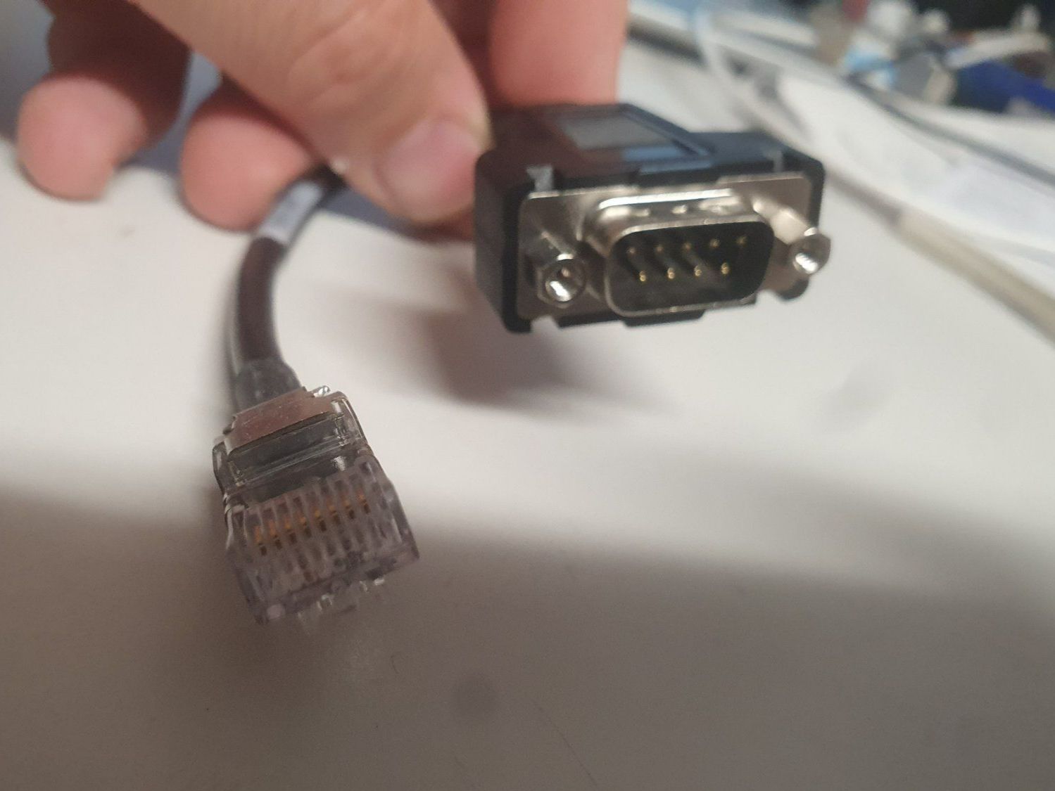 Unità & Adattatore: Adapter RJ45 / VGA RJ45-Stecker - VGA Stecker – Usato da Zürich venduto da Alibaba1234 1
