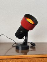 Vintage Lampe Rot - 80er -Wandlampe - Tischlampe