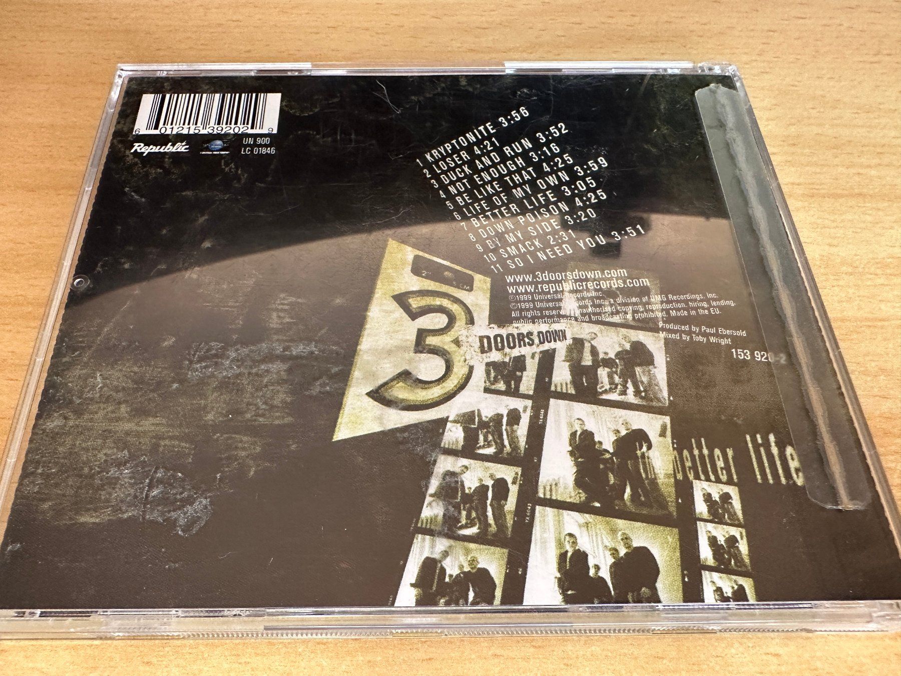 CD: 3 Doors Down – The Better Life – Usato da Rikon im Tösstal venduto da Alpenmutz 1