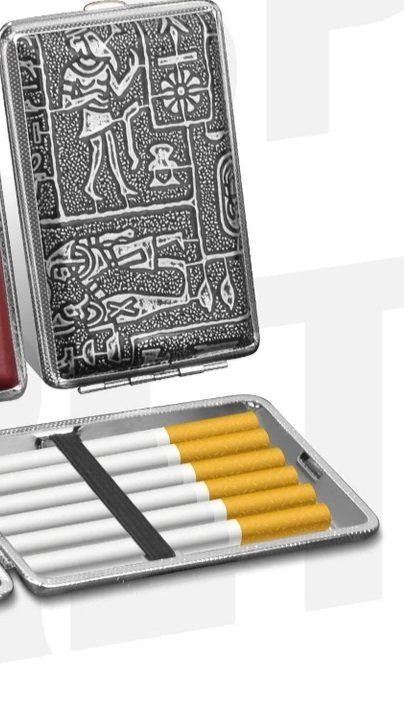 Altri Prodotti per fumatori: Zigarettenetui braun für 12 Zigis – Usato da Ibach venduto da rom_v8h9 2