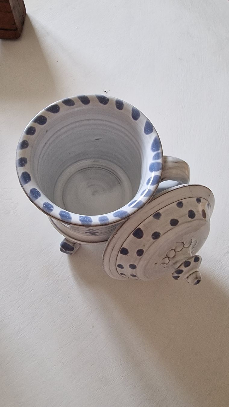 Set di piatti: Keramik Tee-Service, Vintage, Handarbeit, – Usato da Flawil venduto da neulinchen 4