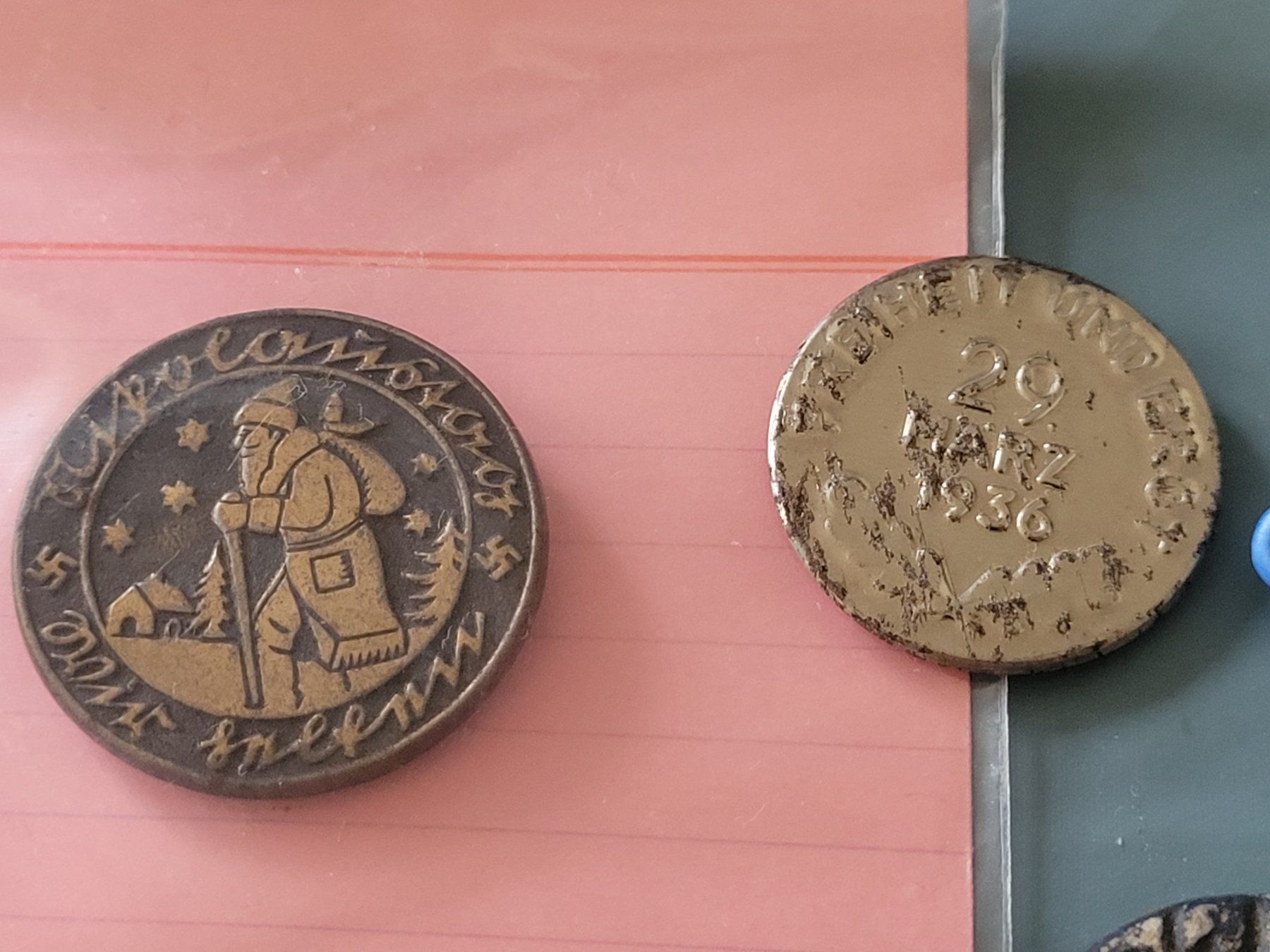 Medaglie: Deutsches Reich, WHW Abzeichen – Difettoso da Kriens venduto da KTP 6