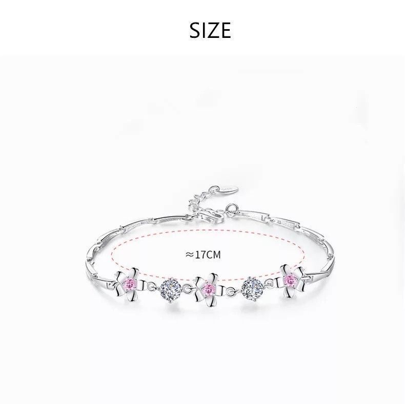 Bracciali & Braccialetti: silber armkette mit blumen – Nuovo e nell'imballaggio originale da St. Gallen venduto da yatoot26 1