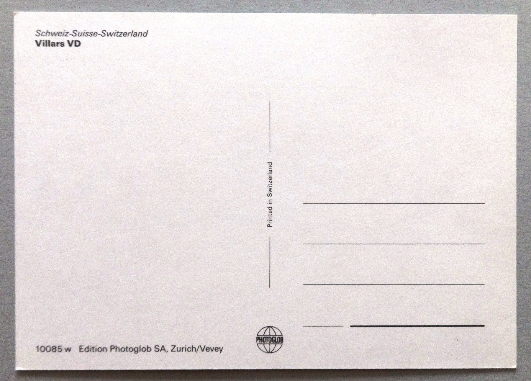 Cartoline postali: Villars – Usato da Fétigny venduto da Billy2miny 1
