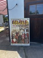 Volkskulturfest Obwald. Grosses Plakat / Affiche