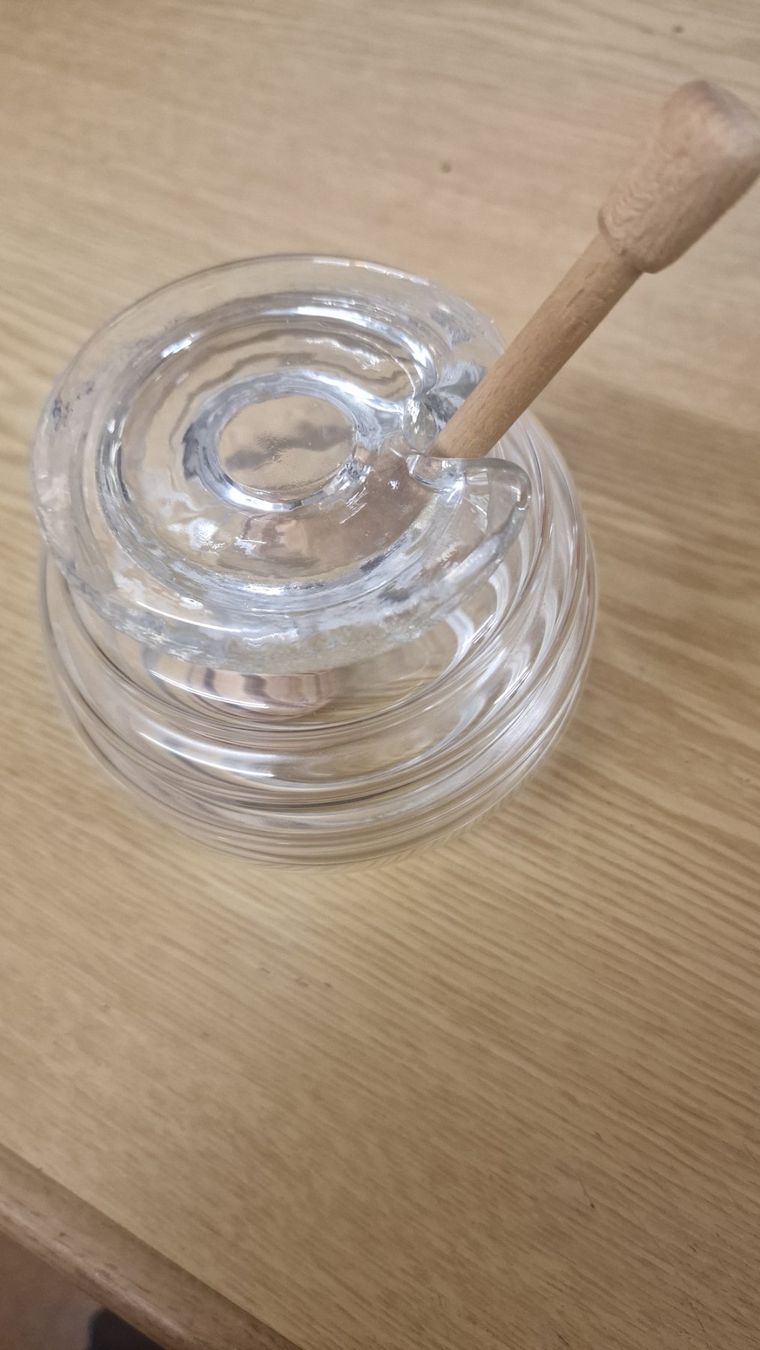 Verres: Honigtopf mit Honigdreher, Glas, Neuwertig – D'occasion à Weisslingen par and-lo73