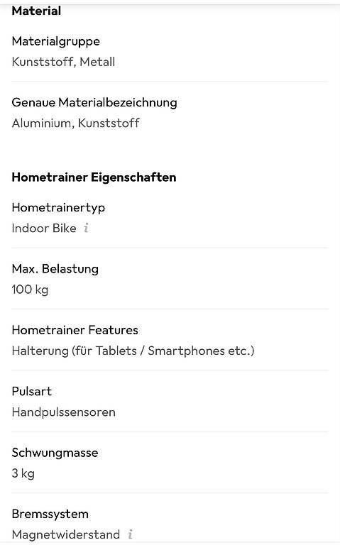 Hometrainer: Heimtrainer Bike SportPlus – Nuovo (secondo la descrizione) da Liestal venduto da ves_q5rt 2