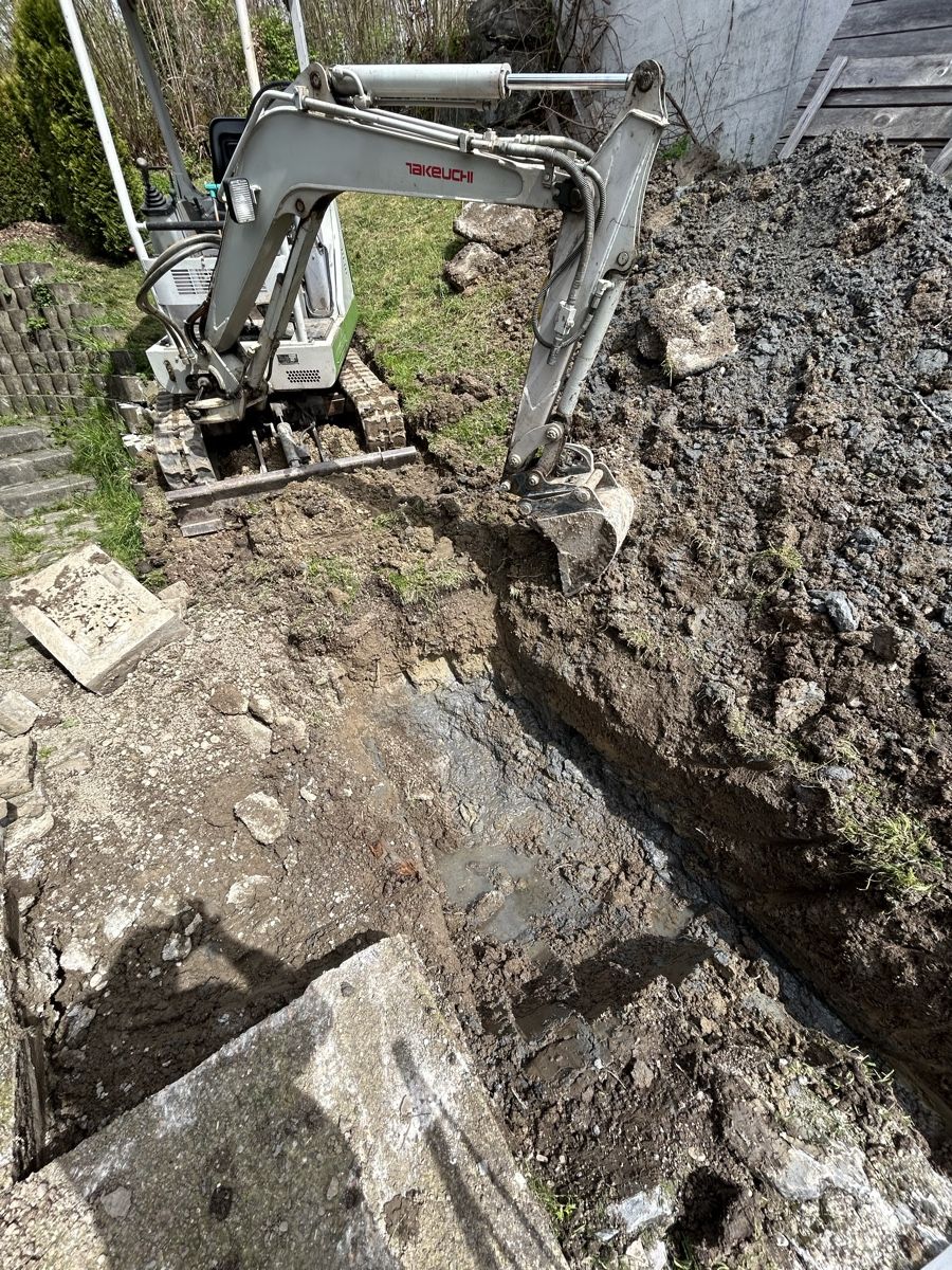 Takeuchi Escavatori: 1.5 to Bagger Inkl. Maschinist mieten – Usato da Uznach venduto da MarcE04