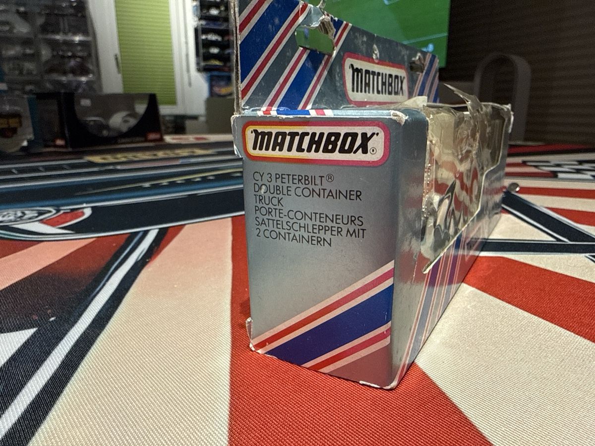 Matchbox Modellini d'auto: Matchbox Convoy CY3 Peterbilt Double Container Truck! – Usato da Basel venduto da Zomeg 3