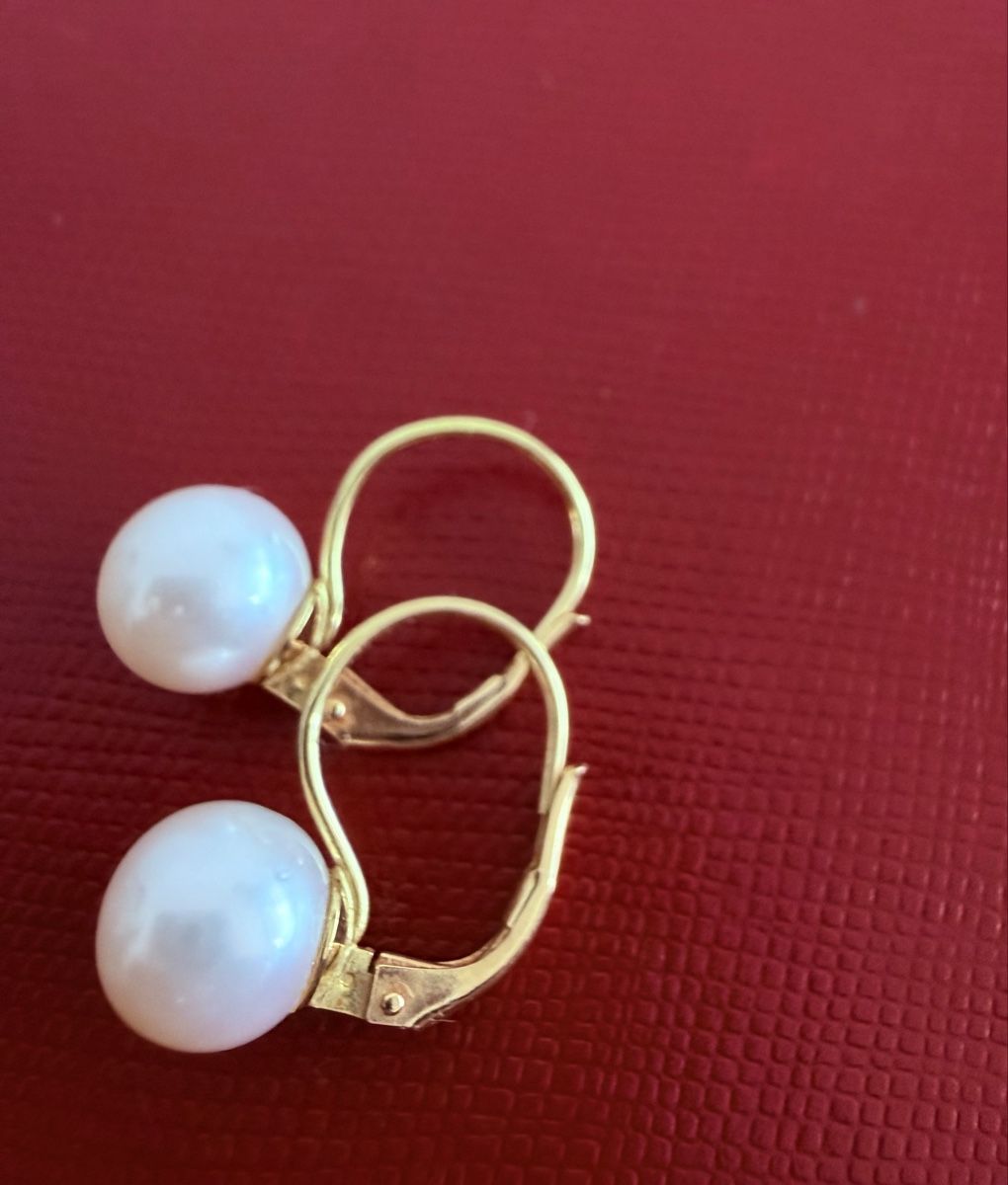 Christ Orecchini pendenti & Orecchini a lobo: Ohrhänger Gold 750 mit Perlen – Nuovo (secondo la descrizione) da Herzogenbuchsee venduto da closetflip 2