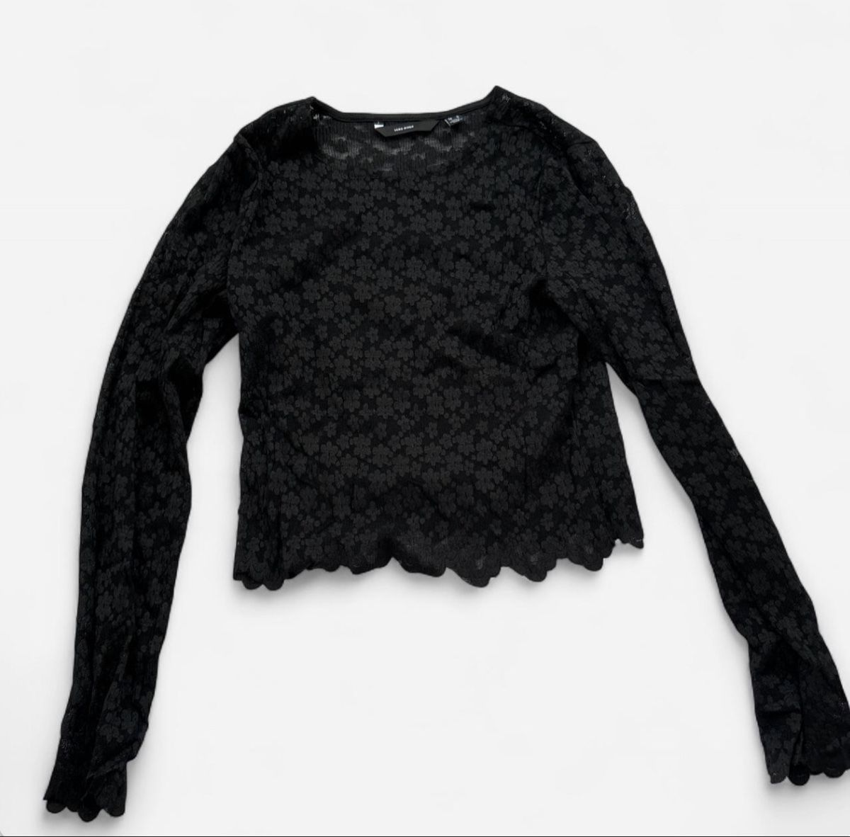 Vero Moda Top: Vero Moda Spitzenoberteil, Schwarz, Grösse M - Herbst – Nuovo (secondo la descrizione) da Wohlen AG venduto da jes_9c79