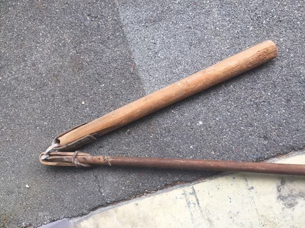 Alle Werkzeuge: Dreschflegel ! Getreide-Bauer ! um 1900 – Gebraucht aus Brügg BE von rutschimedizin 2