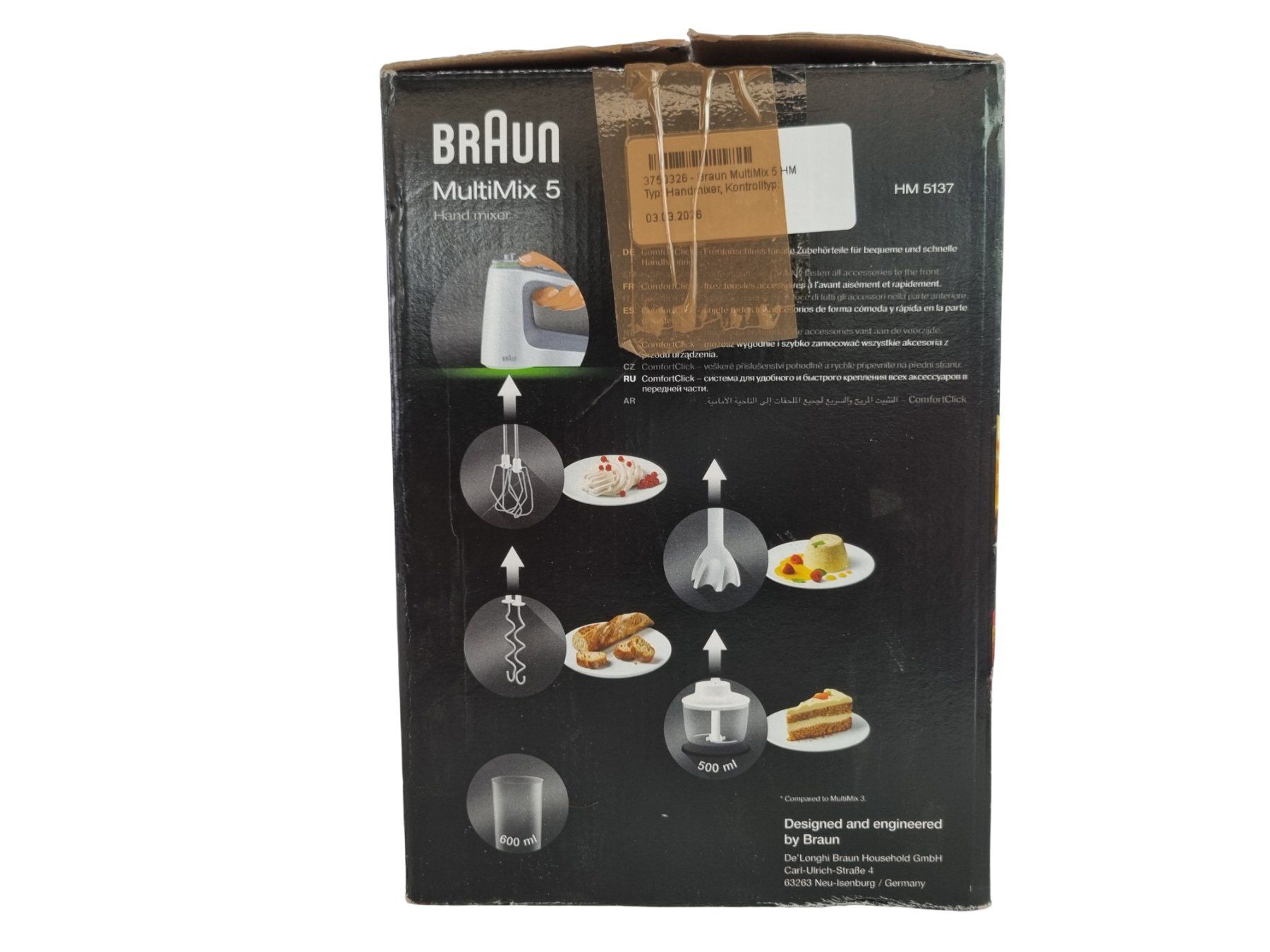 Braun Elettrodomestici da cucina: BRAUN Multimix 5 – Nuovo (secondo la descrizione) da Wangen b. Olten venduto da Restwert_Wangen 7