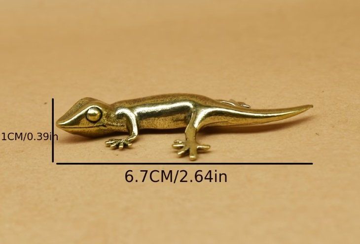 Statuette: Gecko aus Messing – Nuovo (secondo la descrizione) da Uerkheim venduto da Kaufoption 3