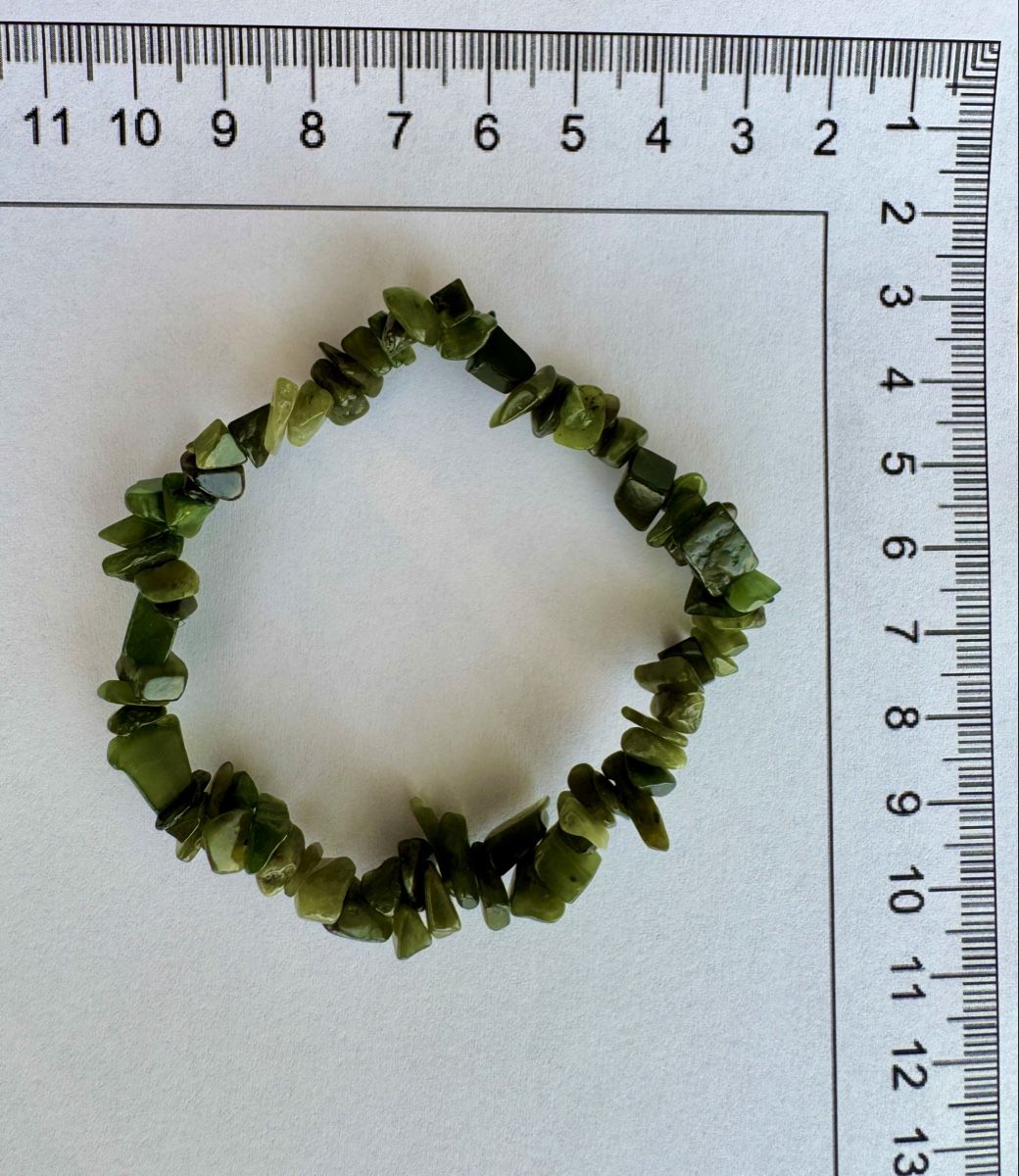 Bracciali & Braccialetti: Bracelet en véritable néphrite canadienne – Nuovo (secondo la descrizione) da Chêne Bourg venduto da RemyTodwell 1