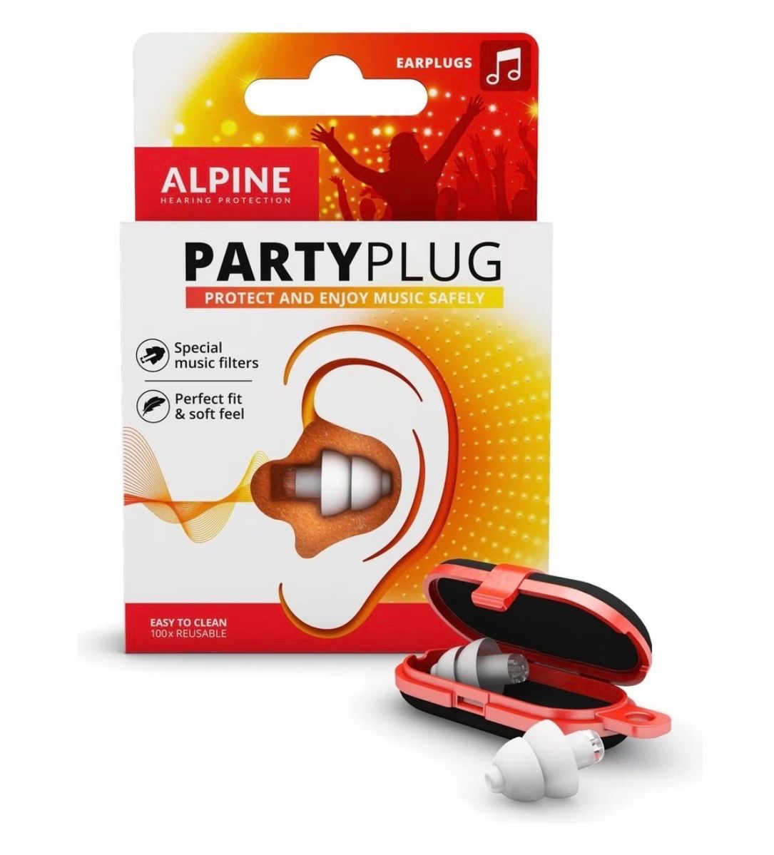 Alpine Protezione per viso e udito: Alpine PartyPlug Gehörschutz – Nuovo e nell'imballaggio originale da Winterthur venduto da anna.12345