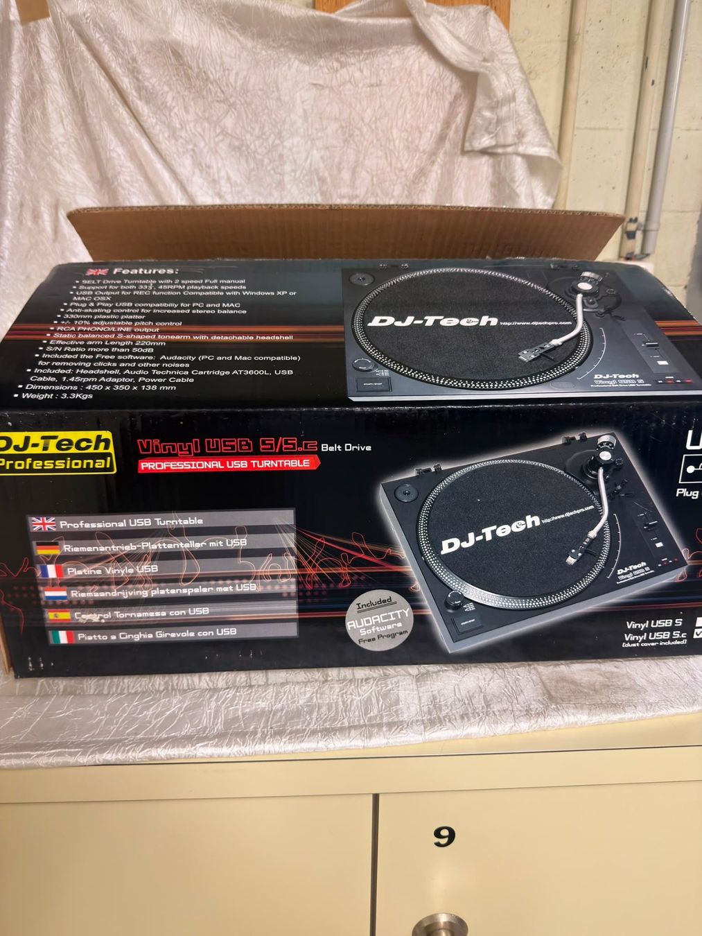 Dj-Tech Tourne-disques: DJ-Tech Vinyl USB S G Plattenspieler mit USB – Neuf (Voir description) à Schlieren par Stadtammannamt_8952 1