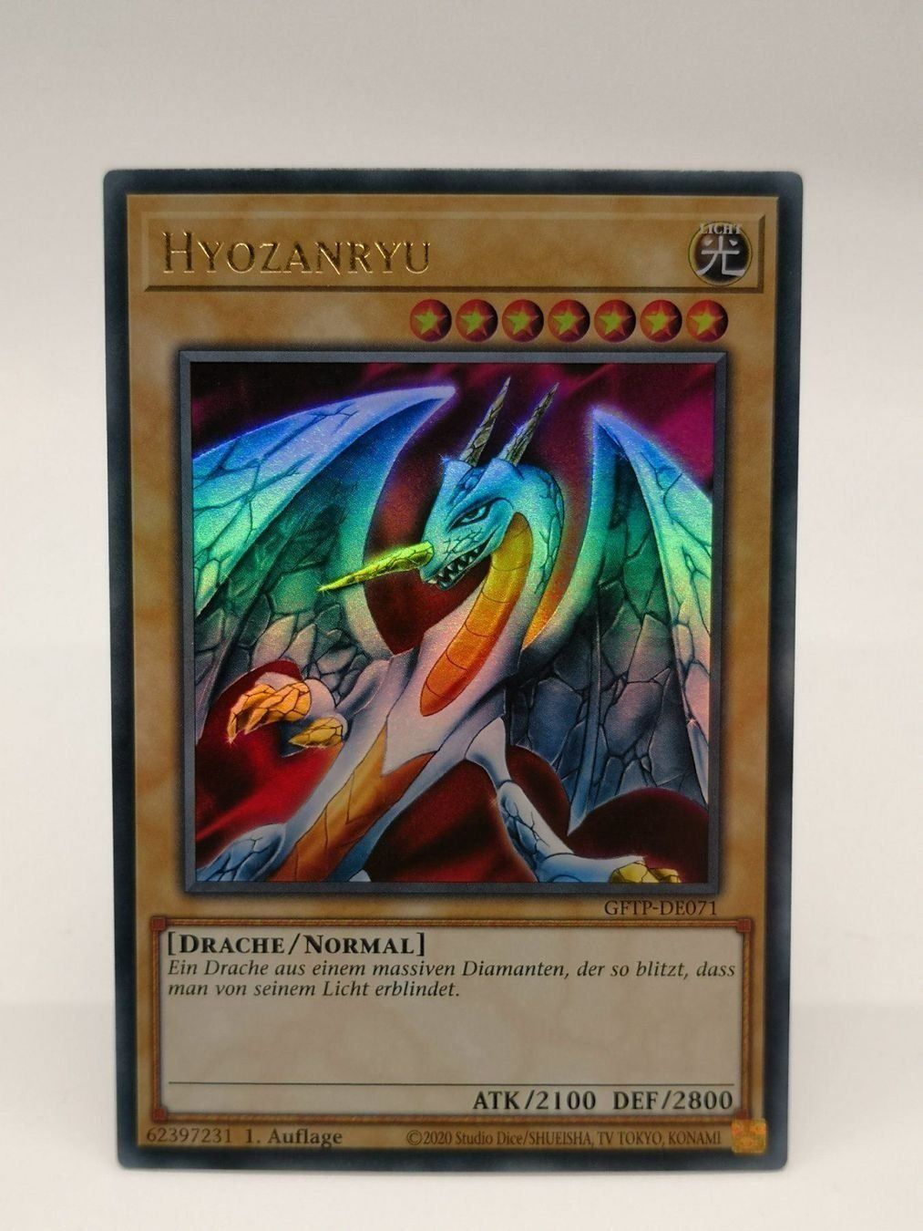 Yugioh Sammelbilder & Trading cards: Hyozanryu Ultra Rare Mint 1.Auflage – Neu (gemäss Beschreibung) aus Boswil von ShoppingCenterCity