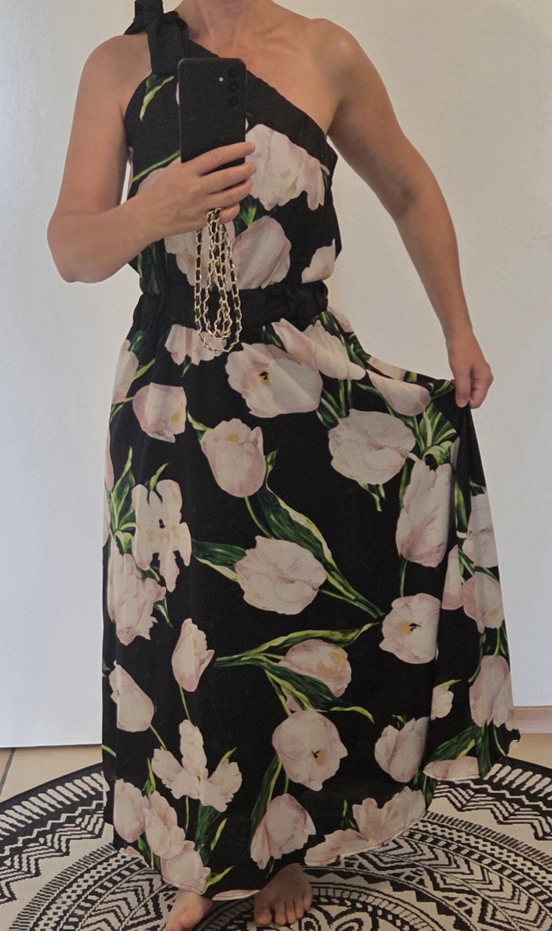 Vestiti: Shoulder-Kleid mit Blumenmuster – Nuovo (secondo la descrizione) da Belp venduto da mar_wyp6 4