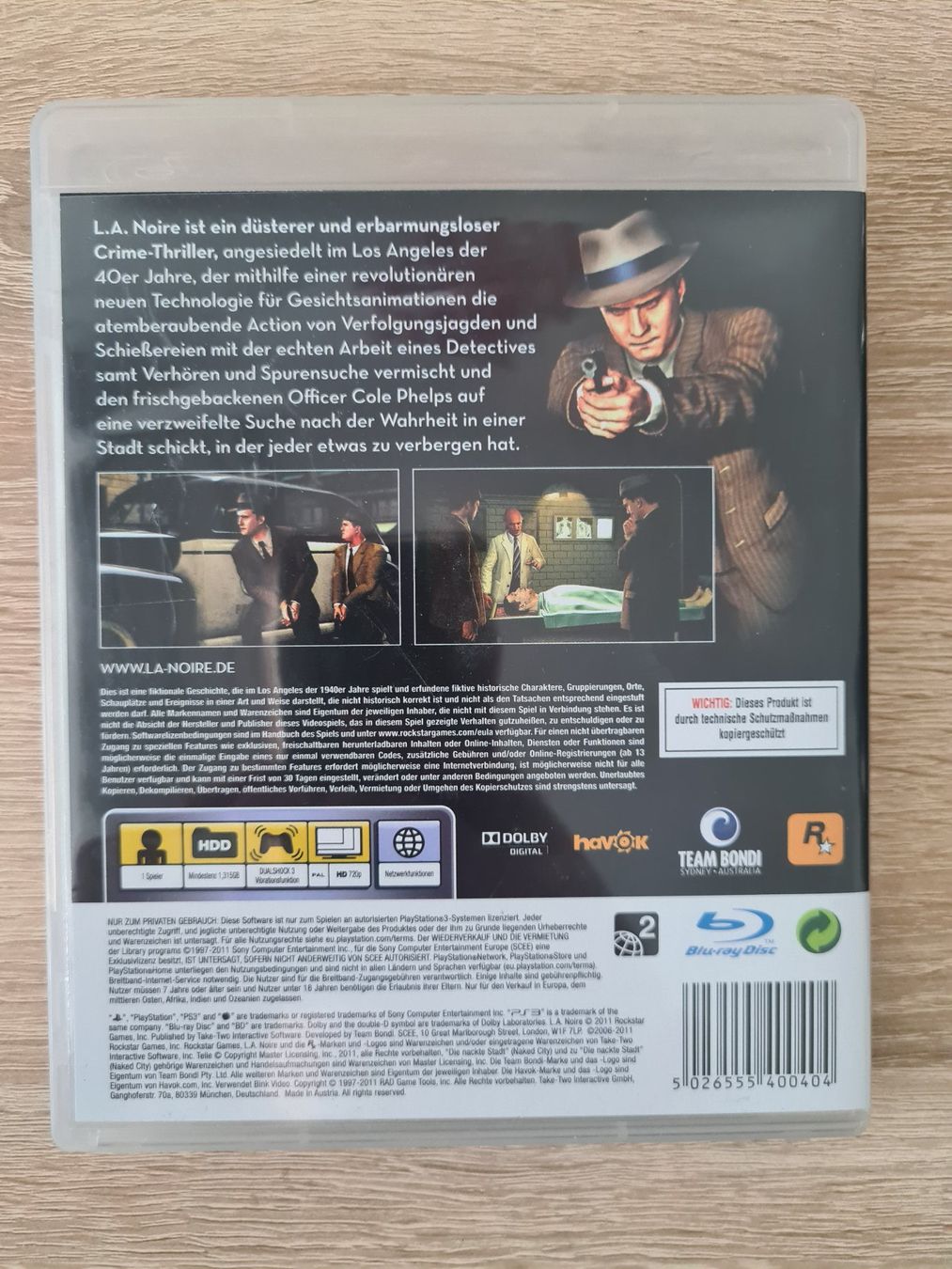 Giochi: L.A. Noire - PS3 – Usato da Carouge GE venduto da Franllo 1