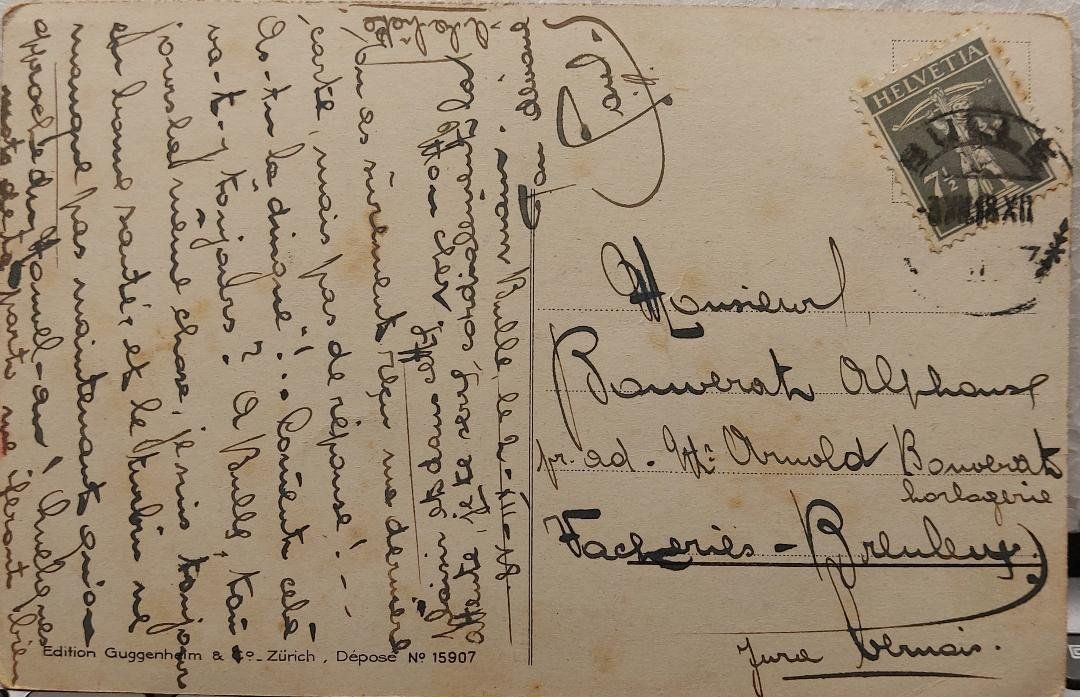 Cartoline postali: Militaire - Système Hébert 1918 – Usato da Delémont venduto da Domdom1 1