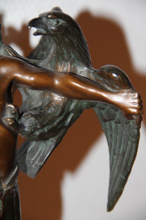Sculture & Statue: Antique sculpture en bronze . – Usato da Praz (Vully) venduto da pikuluka1 5