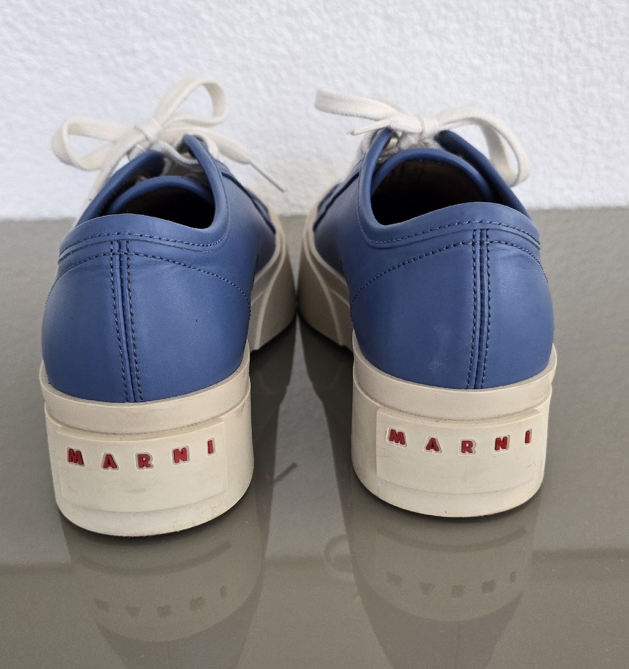 Marni Scarpe da donna: Sneaker Marni Leder Blau 37 – Nuovo (secondo la descrizione) da Untereggen venduto da cla_kb2w 3