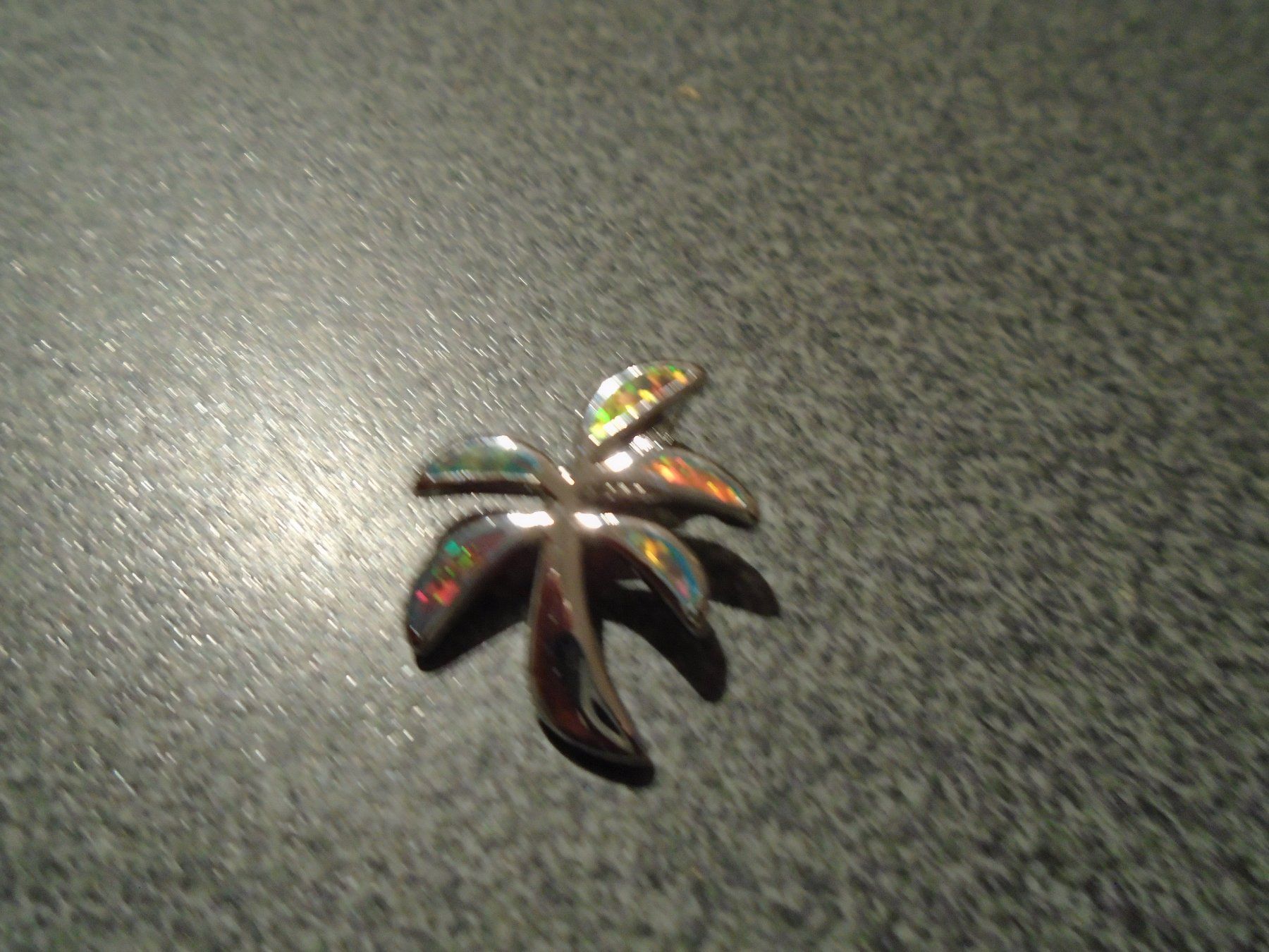 Pendentifs: Anhänger Palme, silberfarbig/farbig – Neuf avec emballage d'origine à Zürich par abraxas1291