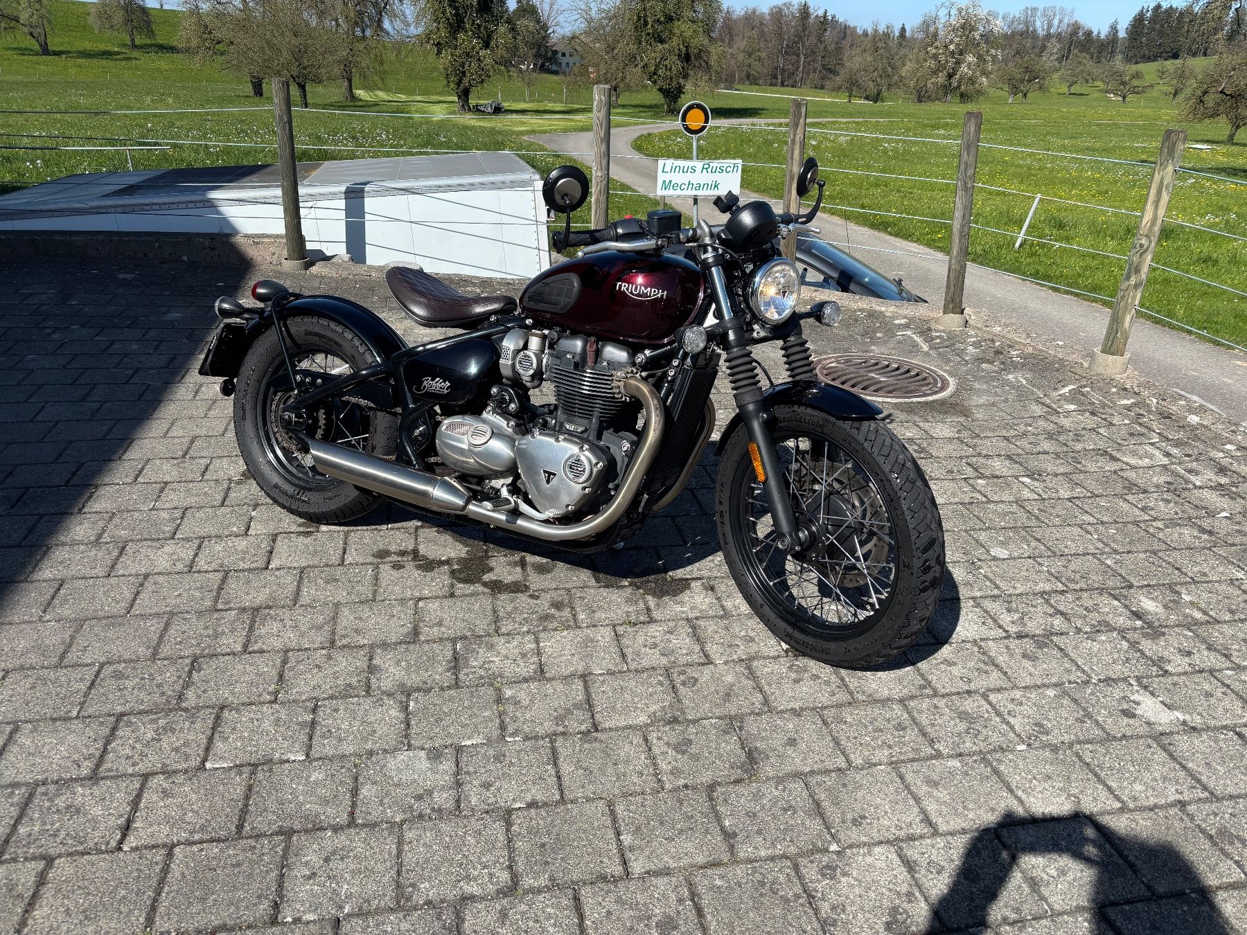 Triumph Chopper: Triumph Bonneville 1200 Bobber – Usato da Bernhardzell venduto da Dorota07 4