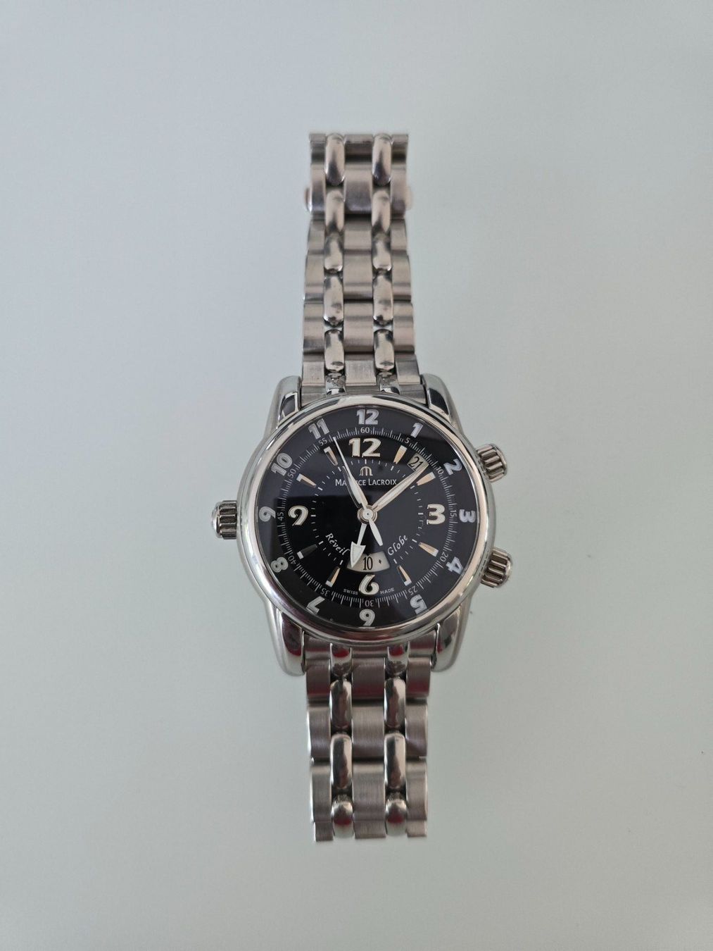 Maurice Lacroix Orologi: Maurice Lacroix, Masterpiece Réveil Globe – Usato da La Chaux-de-Fonds venduto da KS99 1