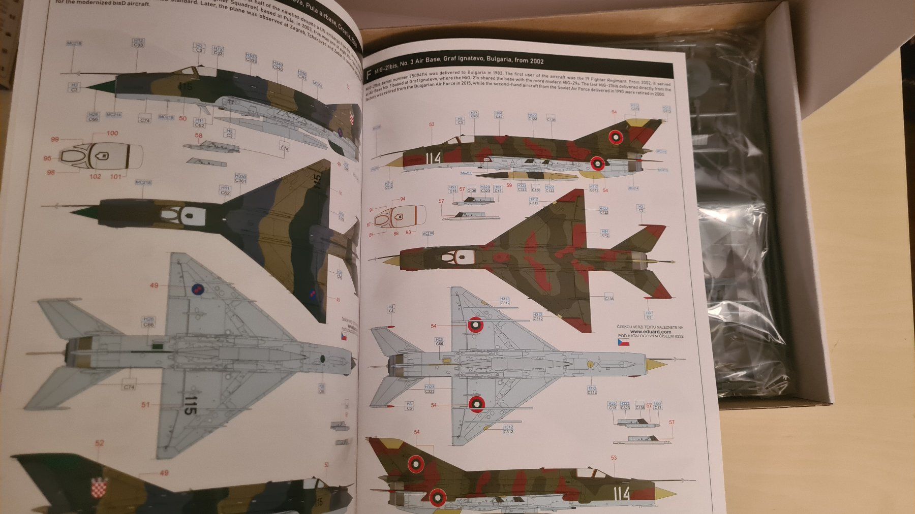 Kit di modellismo & Modellini statici: 1:48 MiG-21 bis ProfiPack - Eduard 8232 – Nuovo (secondo la descrizione) da Bassersdorf venduto da jackbmw 7