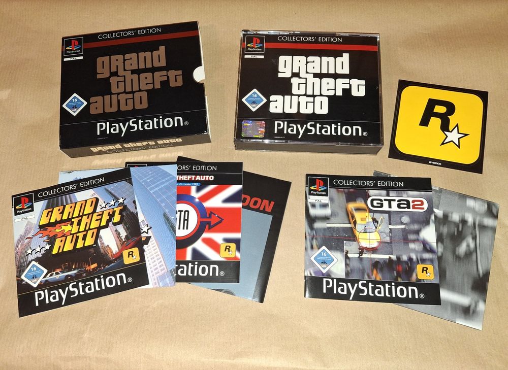GTA Grand Theft Auto Collector's Edition - komplett - PS1 (Gebraucht ...