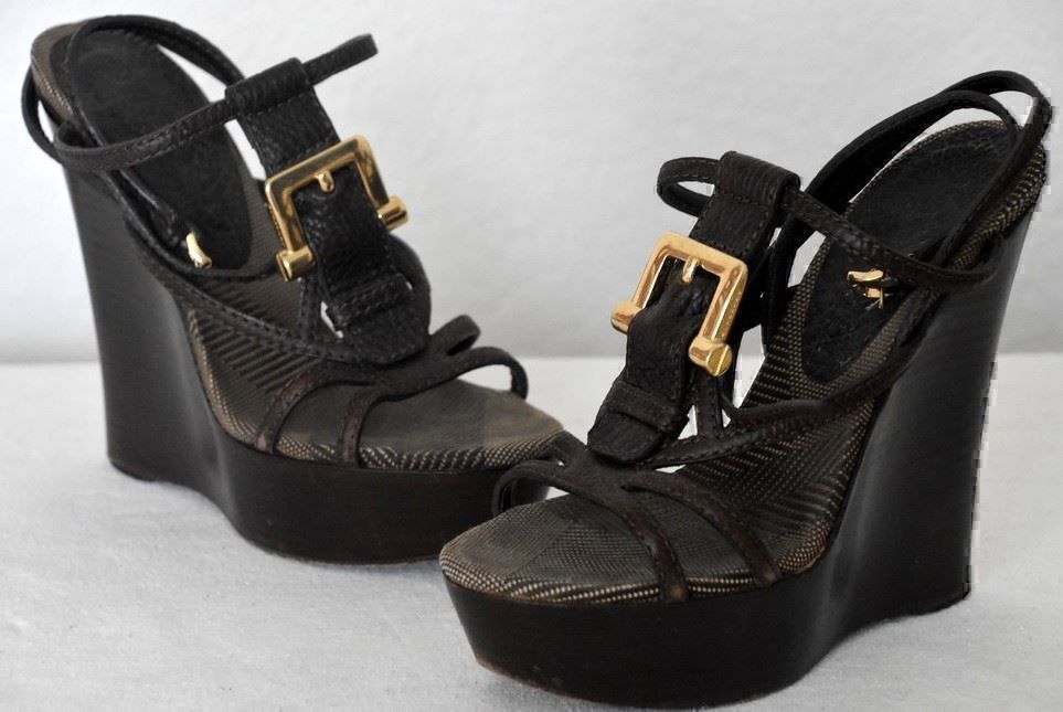 Burberry Damenschuhe: Sandalen / Sandales Burberry . 38 – Gebraucht aus Collonges von Auganien 5