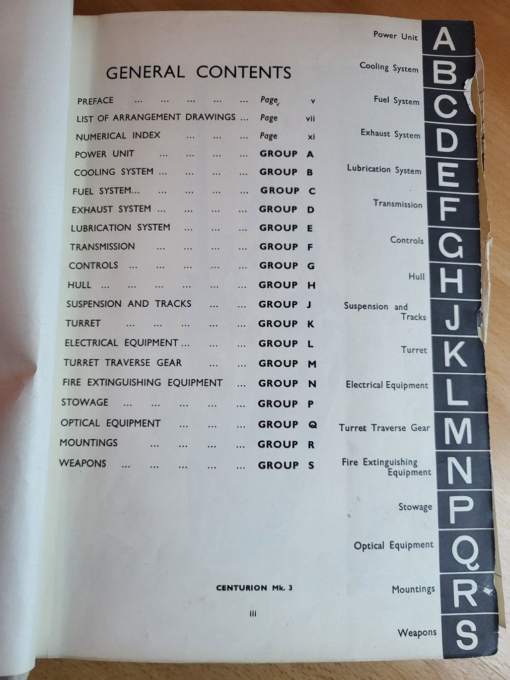 Bücher: Identification List Centurion Mk 3 - K+W Thun – Gebraucht aus Massongex von Jalon71 3