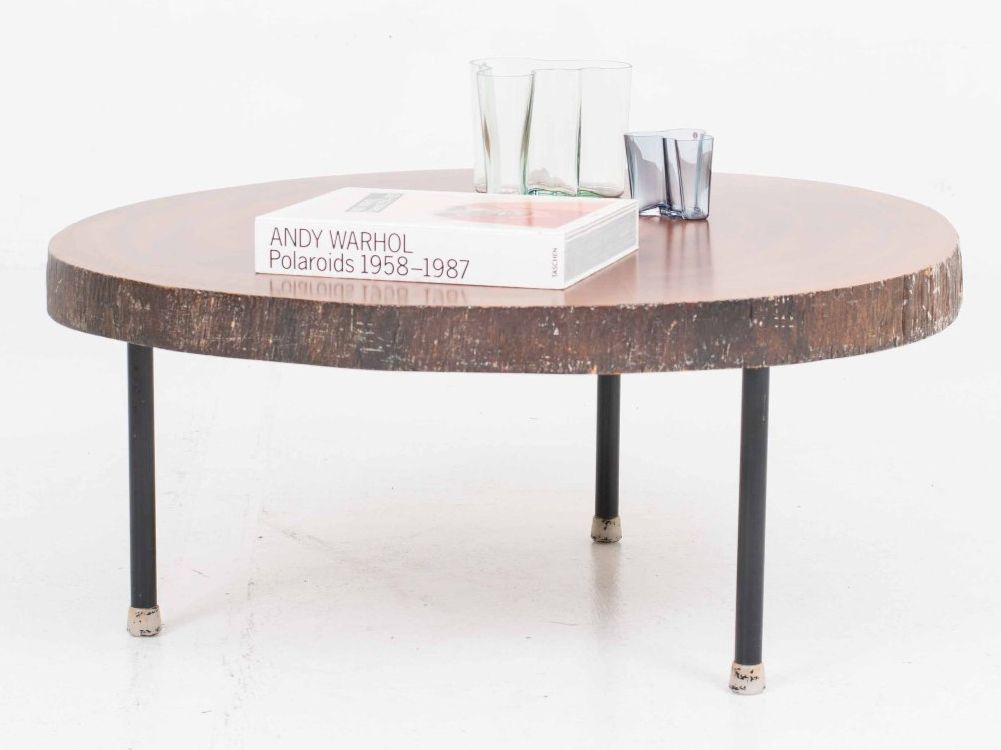 Tavoli: Baumstamm Couchtisch aus Tropenholz – Usato da Zürich venduto da STUZH38