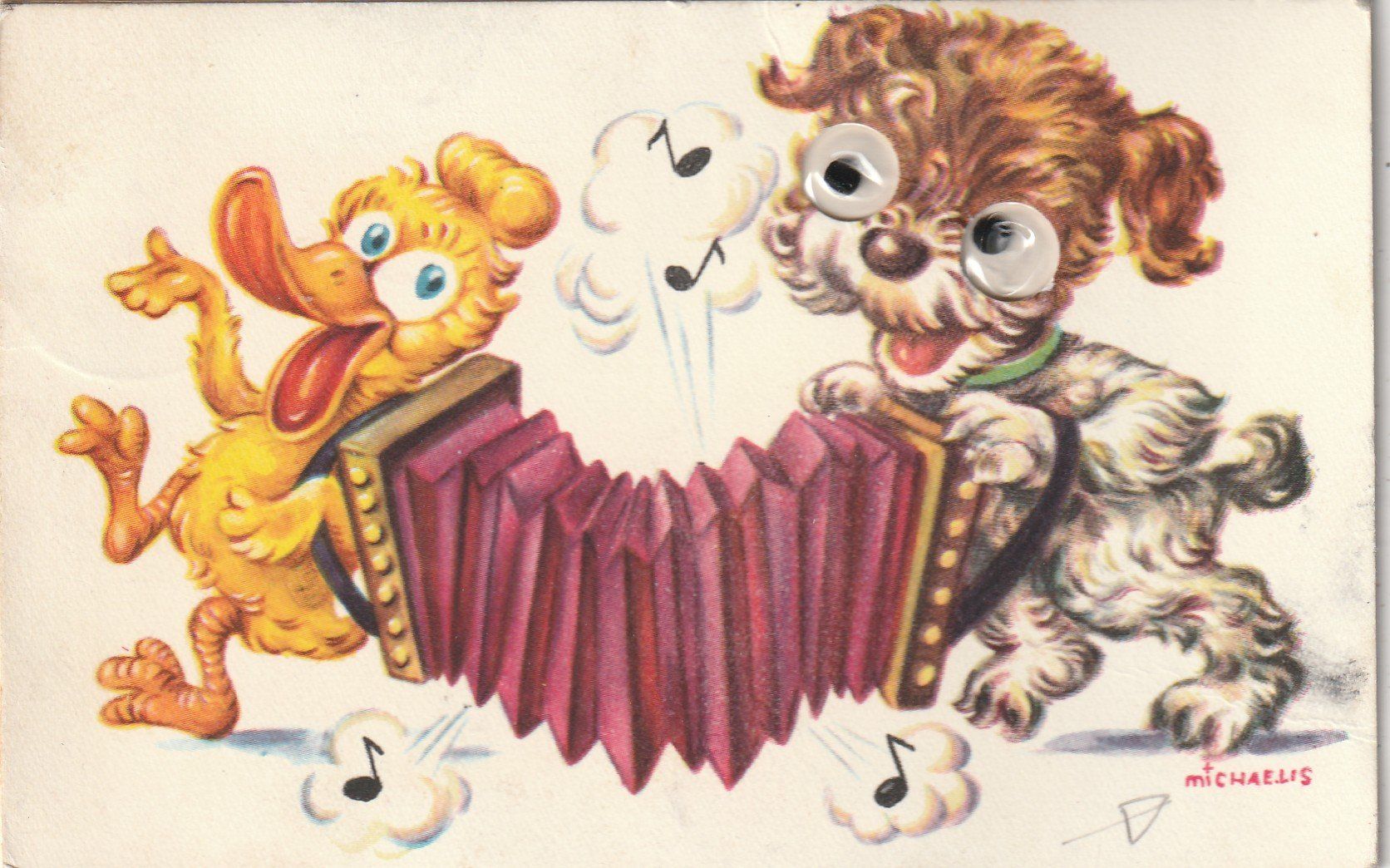 Cartoline postali: Hund mit Kulleraugen – Usato da Rorschacherberg venduto da fratovi2