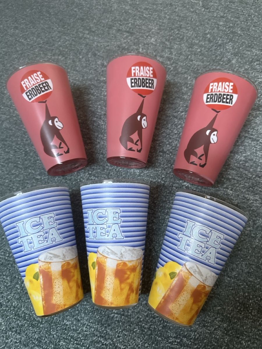Migros Bicchieri: Gläser/ Tassen Migros – Usato da Baltschieder venduto da YmroBe