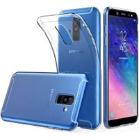 Hülle Silicone Cover CLEAR Case für Samsung Galaxy A6 PLUS