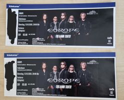 2 Tickets für Europe Konzert Volkshaus Zürich 13.10.2026