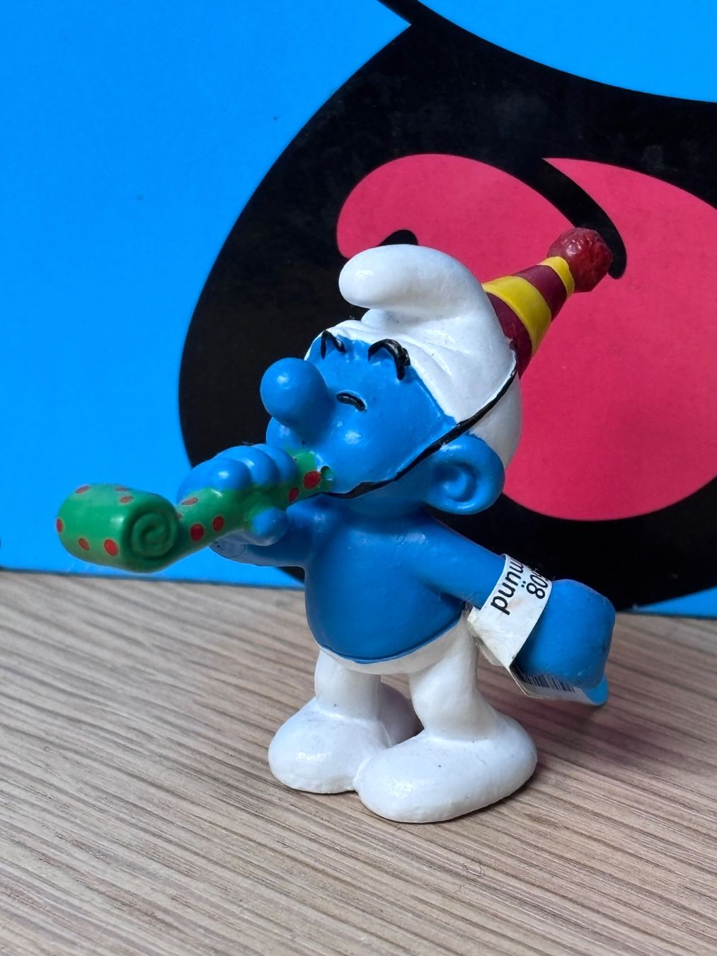 Schleich Statuette: Party-Schlumpf – Usato da Lyss venduto da Duckszone