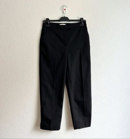 H&M Stoffhose, Gr. 36, Schwarz, Top Zustand