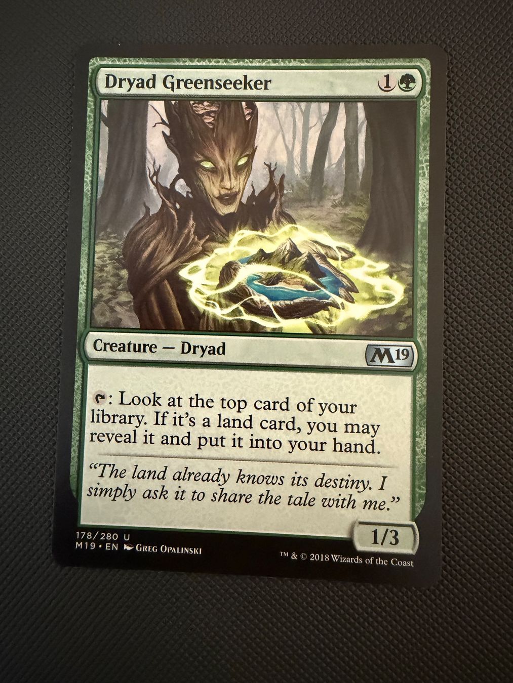 Magic The Gathering Sammelbilder & Trading cards: Dryad Greenseeker – Gebraucht aus Ulisbach von joelsj