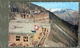 AK color Davos GR Weissfluhjoch, Berghaus,WSL -SLF ≈ 1959