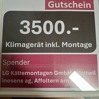 Gutschein Klimagerät