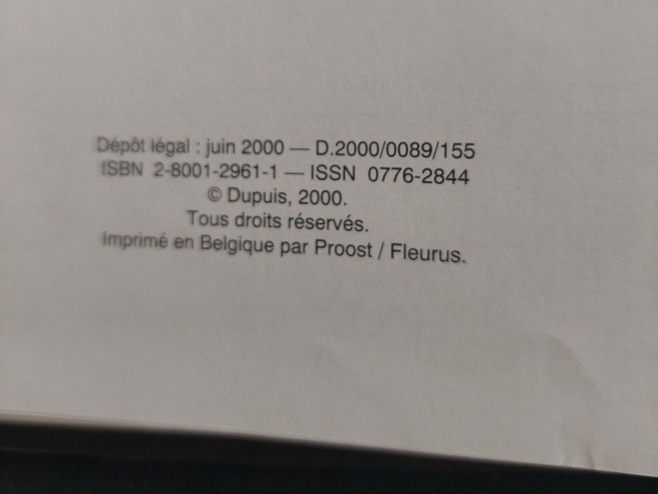 Comics: Le Petit Spirou T.9 C'est Pas de Ton âge EO 2000 BE+ – Gebraucht aus Genève von Blu_BD 3