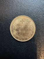 Goldvreneli 10 Fr. 1913, Top Zustand, Rarität!