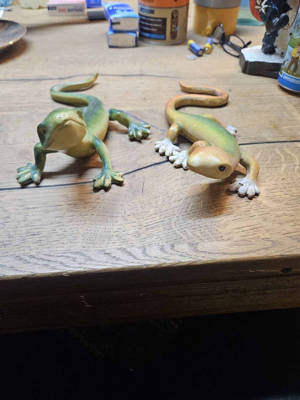 Statuette: 2x Gecko deko farbig  (DR) – Usato da Rorschach venduto da TimelessTrading