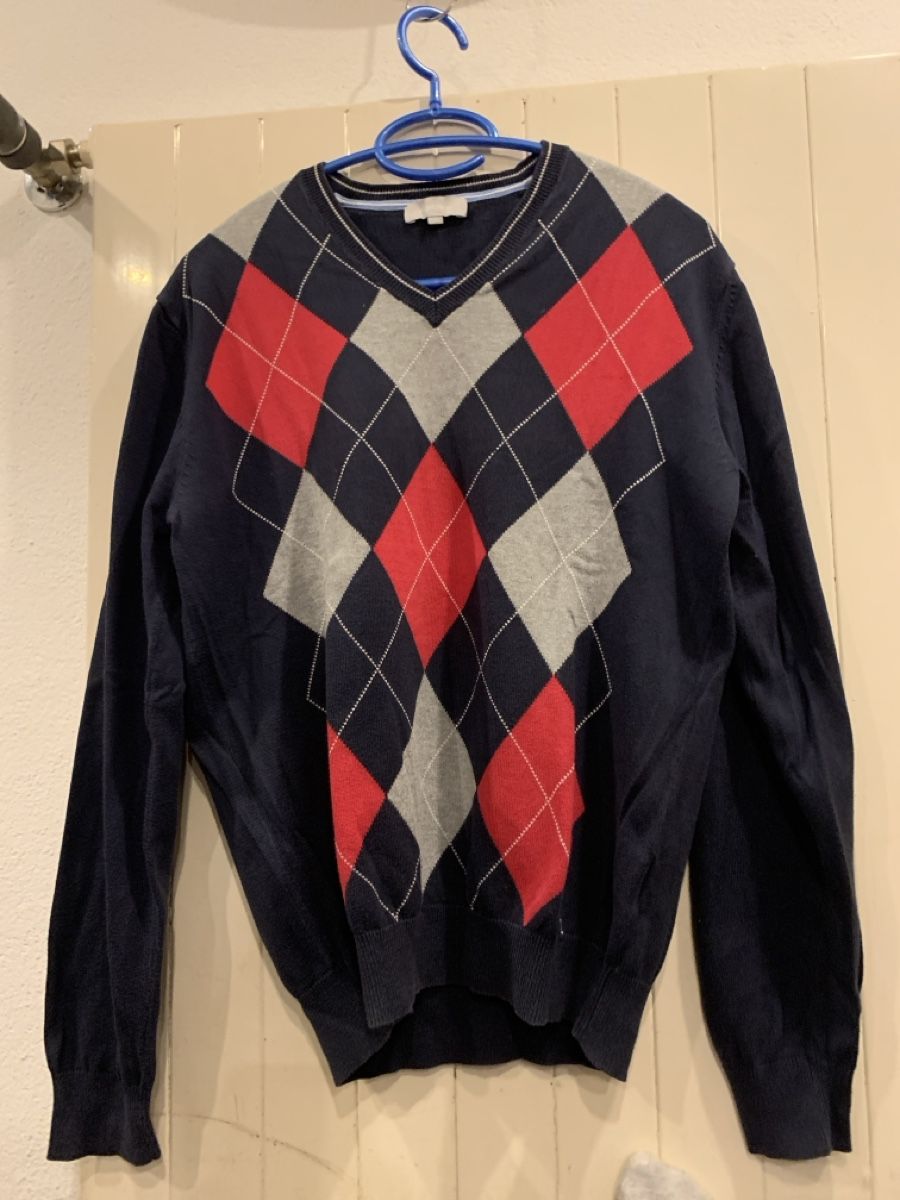 Pulls & Sweat-shirts: Maddison Herren Pullover V-Ausschnitt Grösse S bunt – D'occasion à Lutzenberg par Adia2